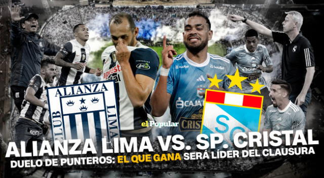 Alianza Lima vs. Sporting Cristal: Sigue la transmisión del partido por Liga 1.