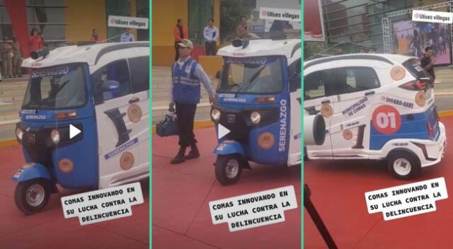La presentación de mototaxis fue viral en las rede sociales.
