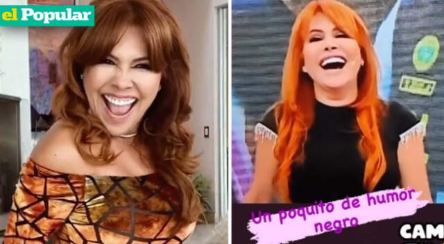 Magaly Medina demuestra su sentido del humor y recuerda su paso por prisión.