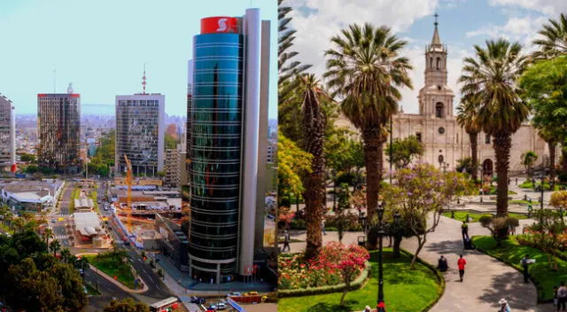 Ciudades de Lima y Arequipa se caracterizan por su desarrollo económico.