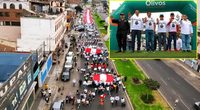 Vecinos marchan hartos de la inseguridad en Lima Norte.