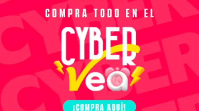 CyberVea es un evento de compras online de plazaVea que se celebra durante la semana del Cyber Days.