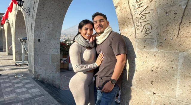 Erick Elera junto a su esposa Allison Pastor.