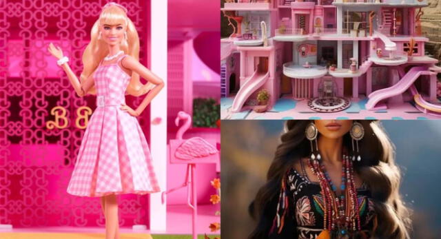 La Inteligencia Artificial nos muestra cómo se vería Barbie y su casa si fueran de Perú.