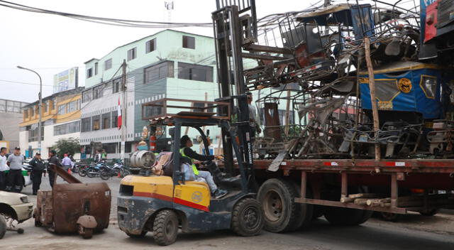 Basura fue trasladada a un espacio para seguir con los trabajos de limpieza.