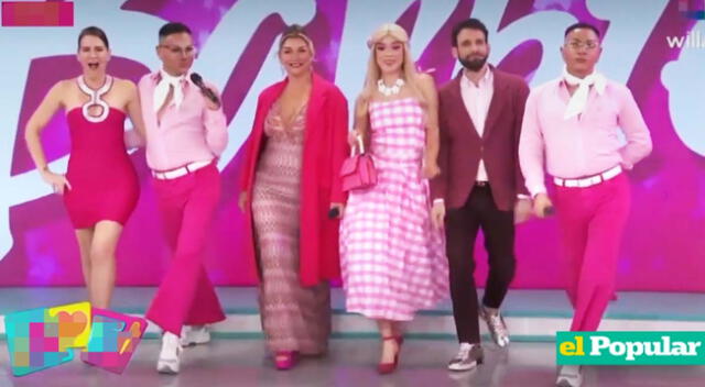 Rodrigo González, Gigi Mitre y el equipo de 'Amor y fuego' causaron furor al unirse a la fiebre de 'Barbie'