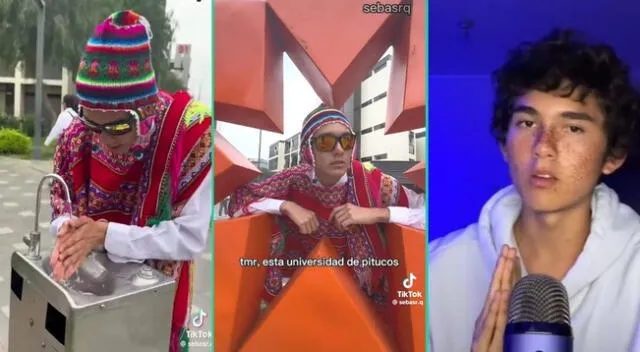 El joven usó su cuenta de TikTok para disculparse.