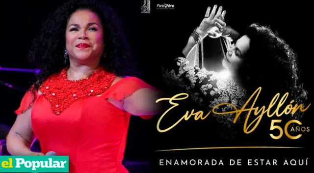 Eva Ayllón se juntará a grandes artistas para celebrar sus 50 años de vida artística.