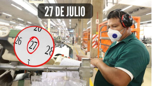 Según el cronograma de feriados y días no laborales, este próximo 27 de julio será día no laborable a nivel nacional.