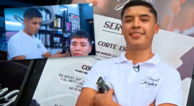 Esta es la historia de Ángel, ejemplo de vida en Barrios Altos tras lograr abrir su propia barbería a sus cortos 21 años.