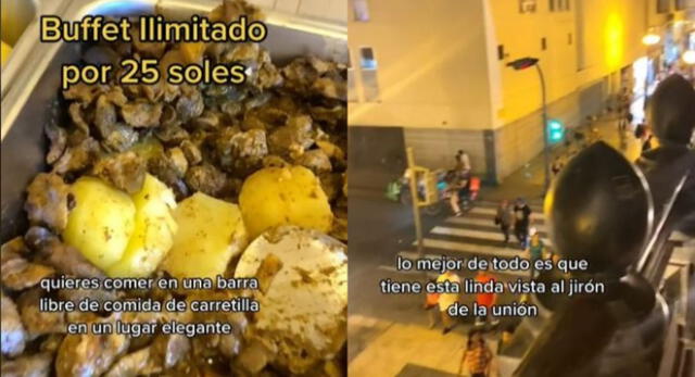 Joven peruana revela datazo de un buffet criollo a 25 soles en el Centro de Lima y es viral en TikTok.