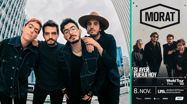 Morat llega oficialmente a Lima, Perú.