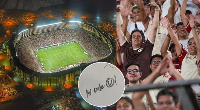 Universitario sorprende a sus hinchas con curioso detalle para ir temprano al estadio Monumental.