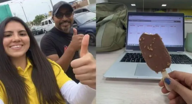 La joven peruana enseñó a través de TikTok cómo es ser practicante en D'Onofrio.