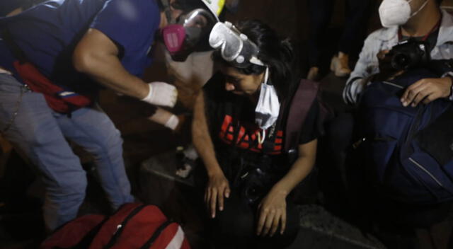 Periodista recibe cinco impactos de perdigones en la Tercera Toma de Lima