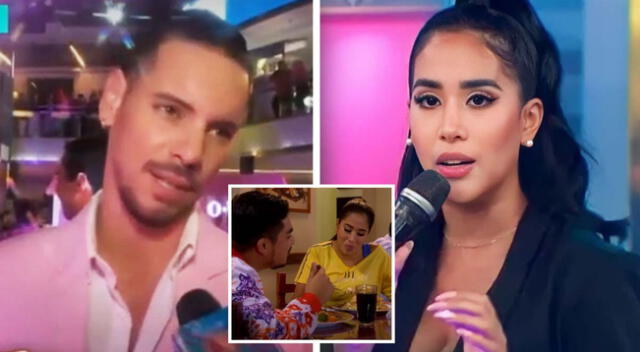 Anthony Aranda reacciona ante posible beso de Melissa Paredes con 'Joel'.