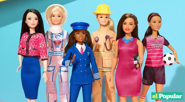 La muñeca Barbie siempre ha enseñado que todas las niñas pueden ser lo que quieran ser.