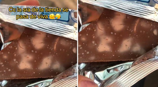 Una joven encontró una situación desagradable al comprar un chocolate en una bodega