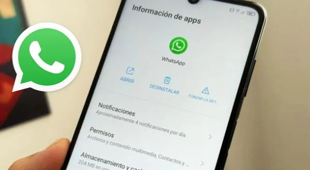 WhatsApp puede llegar a pesar hasta 2 GB de tu almacenamiento interno en tu celular.