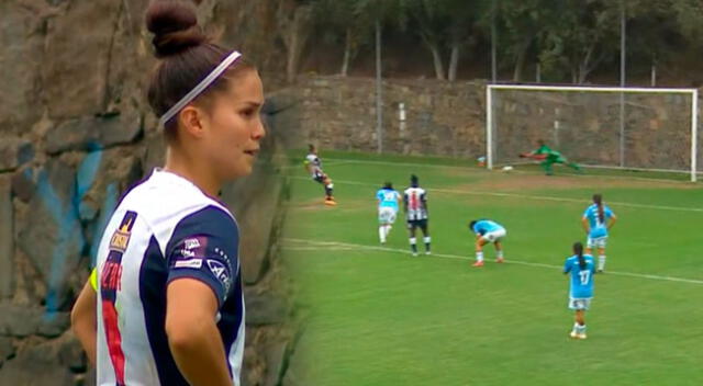 Adriana Lúcar se hizo presente en el marcador para el empate de Alianza Lima.