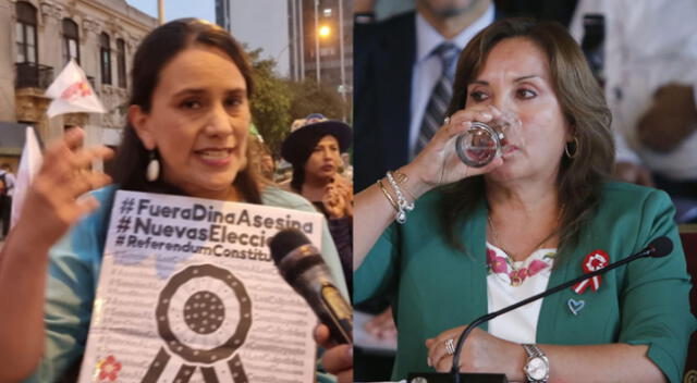 Verónika Mendoza señaló que el 80% de la población pide que Dina Boluarte renuncie.