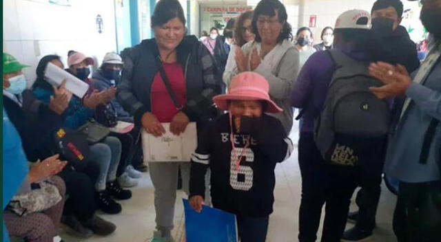 Niña de 8 años derrotó a la leucemia en Arequipa