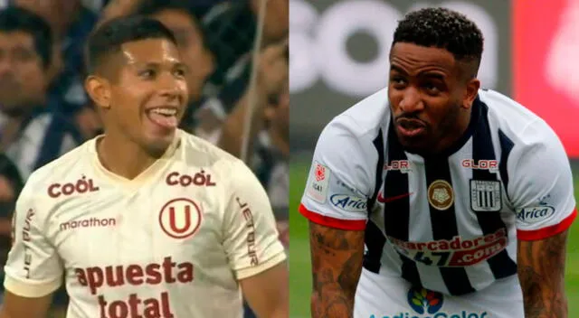 Edison Flores y Jefferson Farfán intercambiaron mensajes en el clásico.