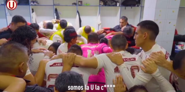 Universitario se motivó antes de jugar el clásico ante Alianza Lima.