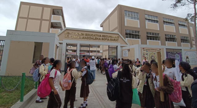 Colegio donde escolares están a merced de la delincuencia.