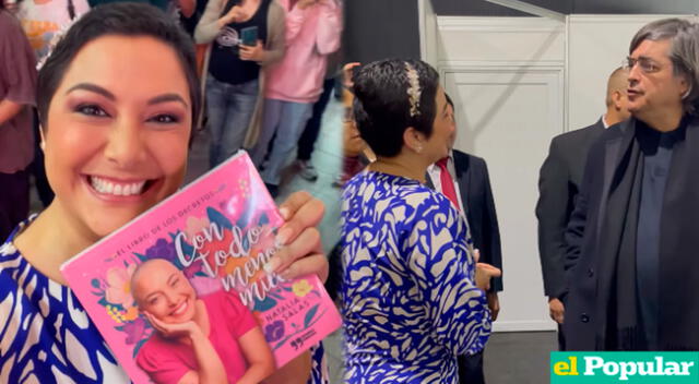 Natalia Salas cumplió un sueño al presentar su libro.