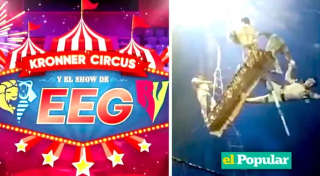 Circo de Esto es Guerra en crisis tras accidente de trapecista en pleno show.