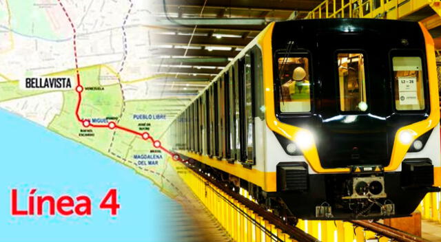 La Línea 4 del Metro de Lima contará con 8 estaciones.