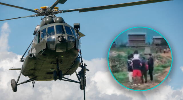 Grupo terrorista atacó helicóptero del Ejército en el Vraem.