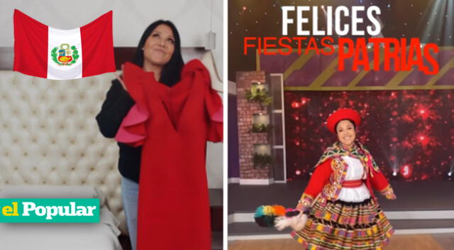 ¿Cuáles son los trajes de Tula Rodríguez en estas Fiestas Patrias?