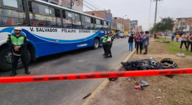 Fiscalía investiga a los choferes que causaron la muerte del motociclista Sandro Samuel Manrique Calixto en Carabayllo