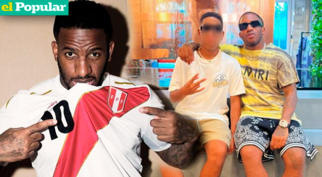 Jefferson Farfán pasa Fiestas Patrias en familia.