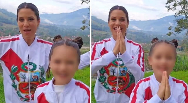 María Pía Copello y su hija grabaron emotivo vídeo por Fiestas Patrias.