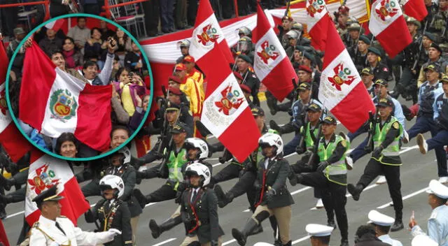 Gran Parada Militar 2023 en la avenida Brasil.