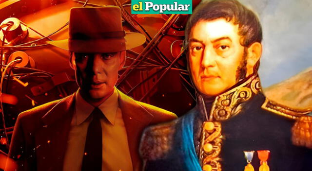 Usuarios se sorprenden al ver a Don José de San Martín en Oppenheimer.