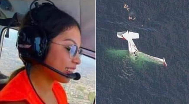 Joven trujillana falleció en el accidente aéreo en Trujillo.
