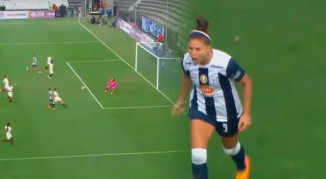 Adriana Lúcar concretó el primer tanto para Alianza Lima.