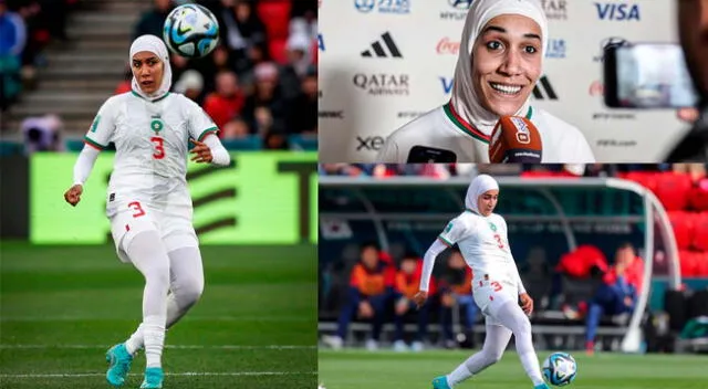 Nouhaila Benzina hizo historia al ser la primera mujer en usar el hiyab en el Mundial Femenino