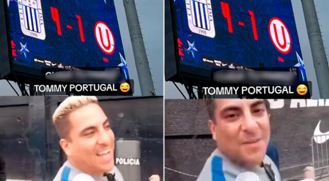 Alianza Lima ganó y Tommy Portugal lo disfrutó.