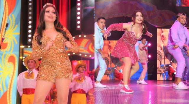 Karol Sevilla participa en el circo de la Chola Chabuca.