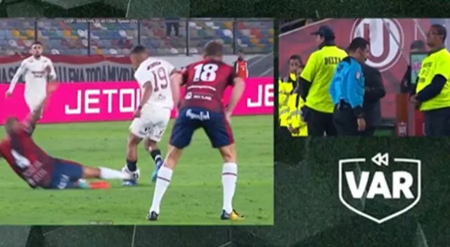 Edison Flores terminó mal: Diego Haro va al VAR y expulsa a Jefferson Portales de Mannucci por dura falta.