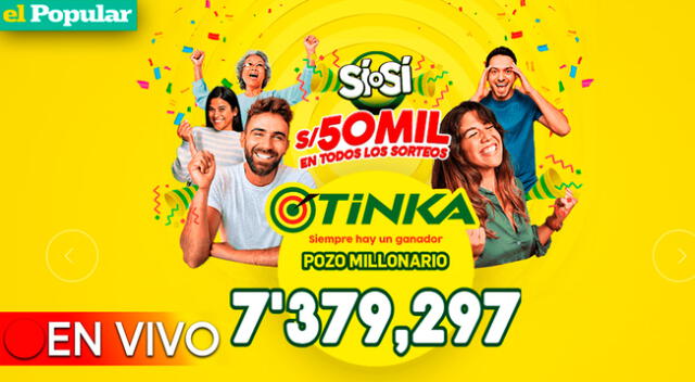 Conoce el nuevo monto del pozo millonario de La Tinka.