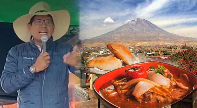 Alcalde de Paucarpata reta a Cayma a preparar el mejor adobo de Arequipa.