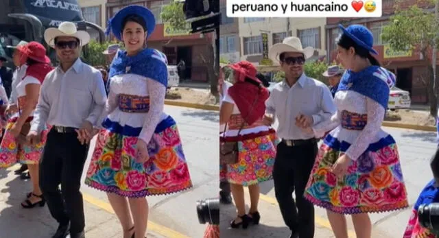 La joven cubana se enamoró del peruano y hoy baila en la fiesta de Santiago en Huancayo.