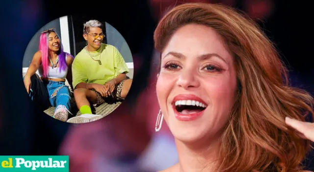Shakira sorprendida con el talento peruano de 'Los Siblings' en su tema 'Copa Vacía'.