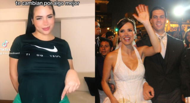 Venezolana ve el ampay del esposo de Maju Mantilla y reacciona con peculiar frase en TikTok.